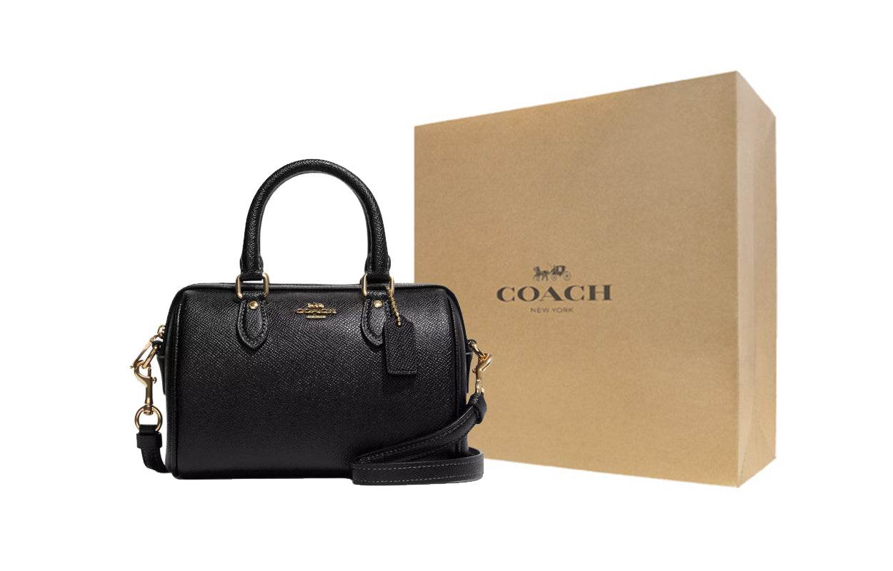 Сумка женская Coach Rowan 18 Metal Logo Zip Closure - Boxette Shop